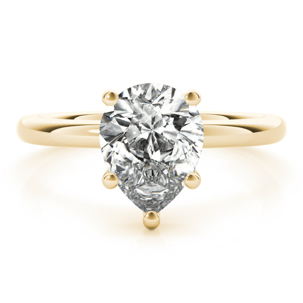 Noelle 5-Prong Pear Diamond Engagement Ring Setting