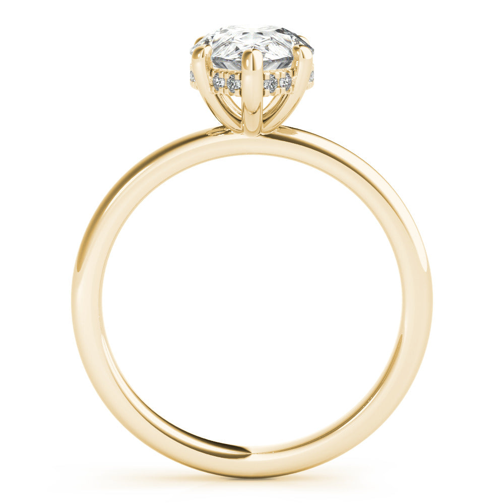 Noelle 5-Prong Pear Diamond Engagement Ring Setting
