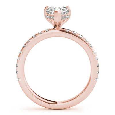 Alyssa Pear Diamond Engagement Ring Setting