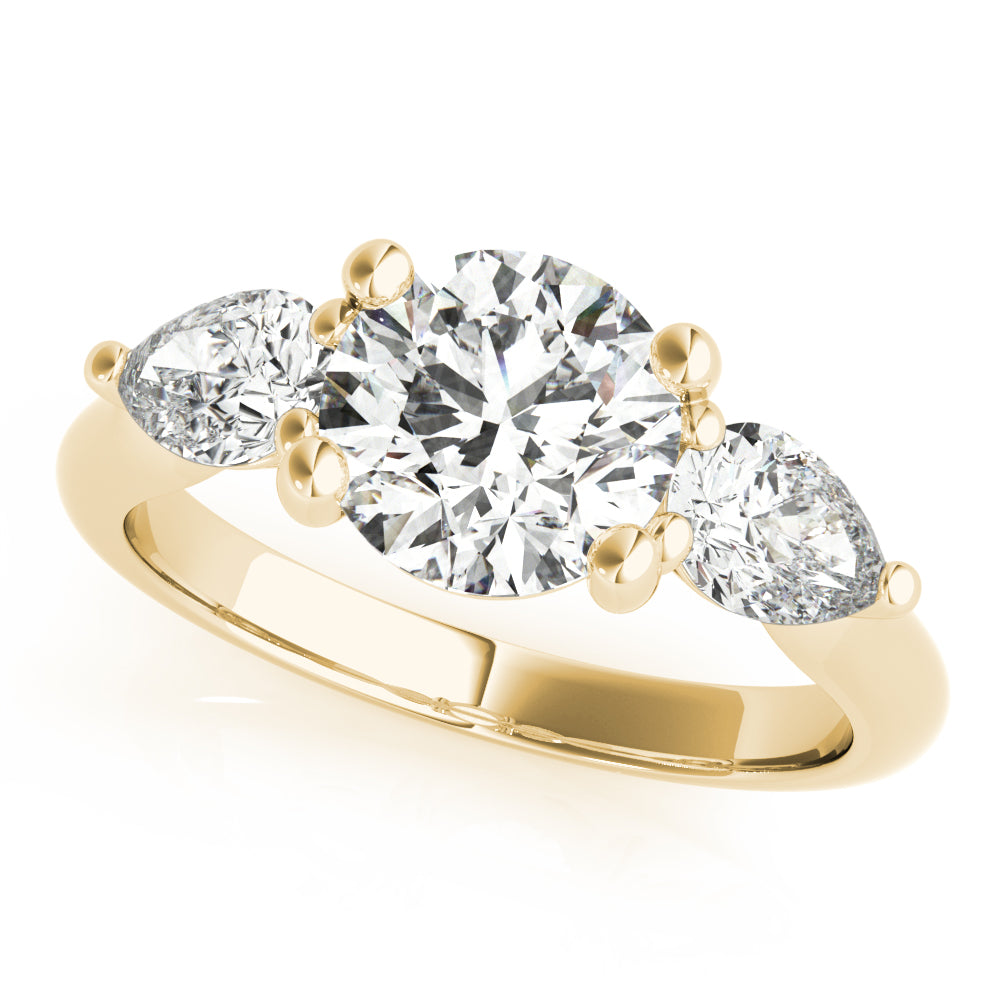 Charlotte Round Diamond Engagement Ring Setting