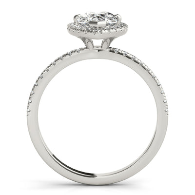 Evianna Pear Diamond Engagement Ring Setting