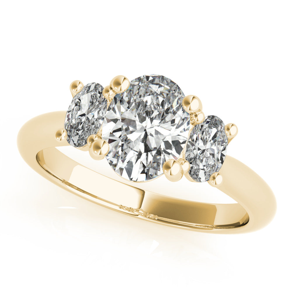 Trilogy engagement deals ring gold