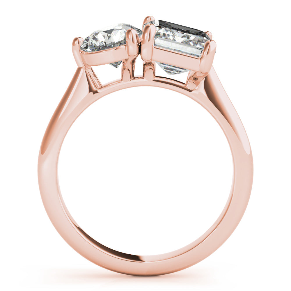 Elodie Toi et Moi (Right Feature) Diamond Engagement Ring Setting