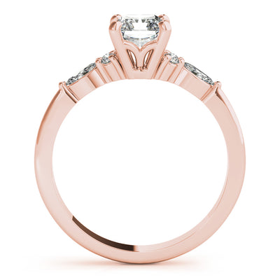 Willow Radiant Diamond Engagement Ring Setting