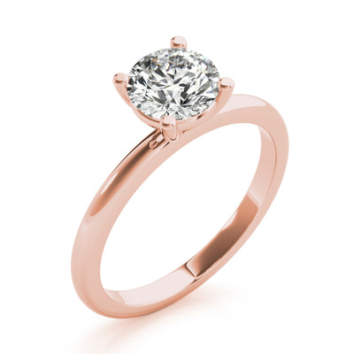 Lara Round Diamond Engagement Ring Setting