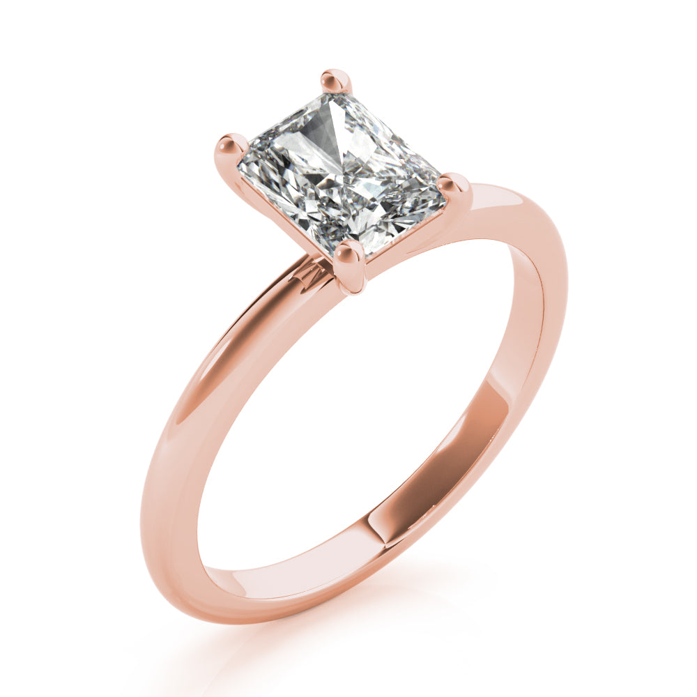 Lara Radiant Diamond Engagement Ring Setting