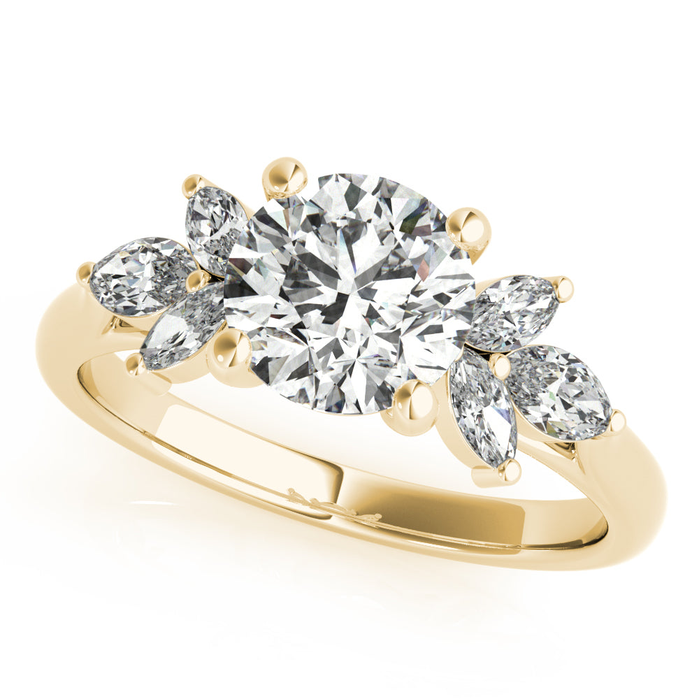 April Diamond Engagement Ring Setting