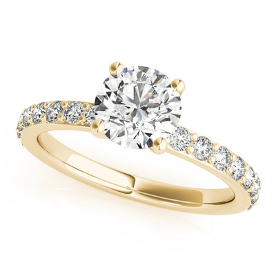 Allegra V-Prong Diamond Engagement Ring Setting