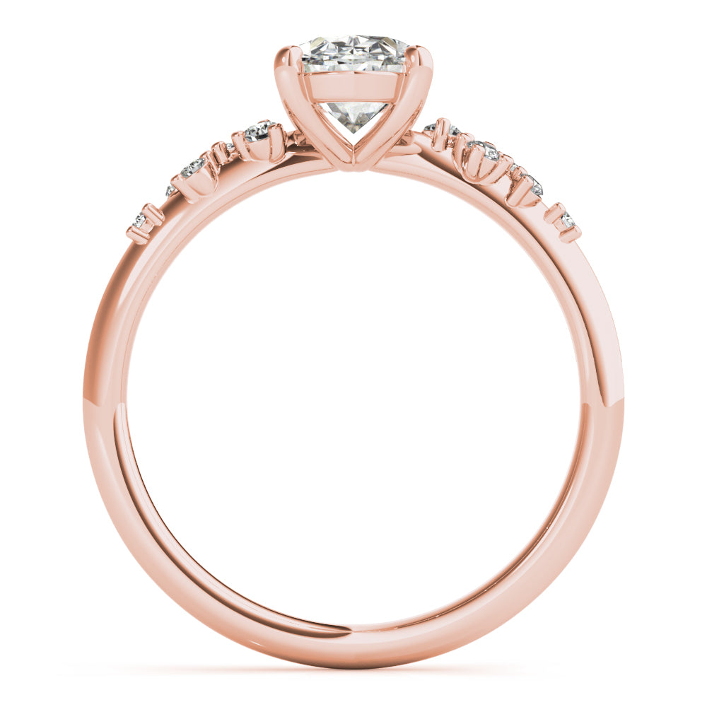 Ivy Oval Diamond Engagement Ring Setting