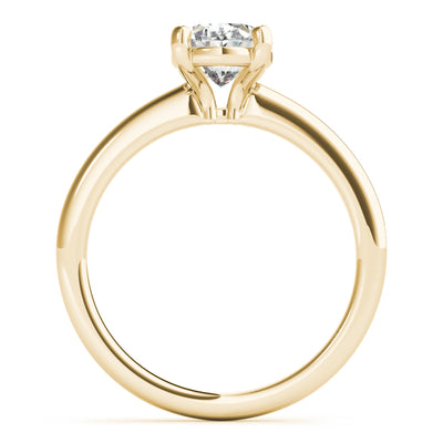 Courtney Oval Diamond Engagement Ring Setting