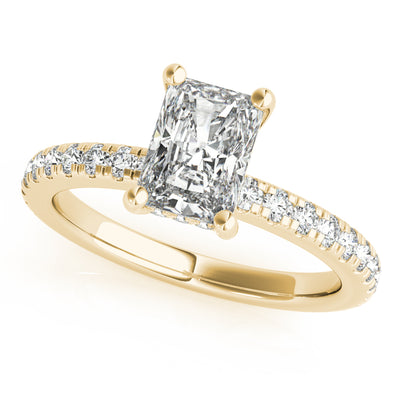 Alyssa Radiant Diamond Engagement Ring Setting