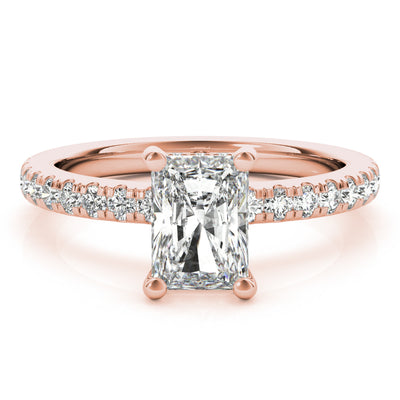 Alyssa Radiant Diamond Engagement Ring Setting